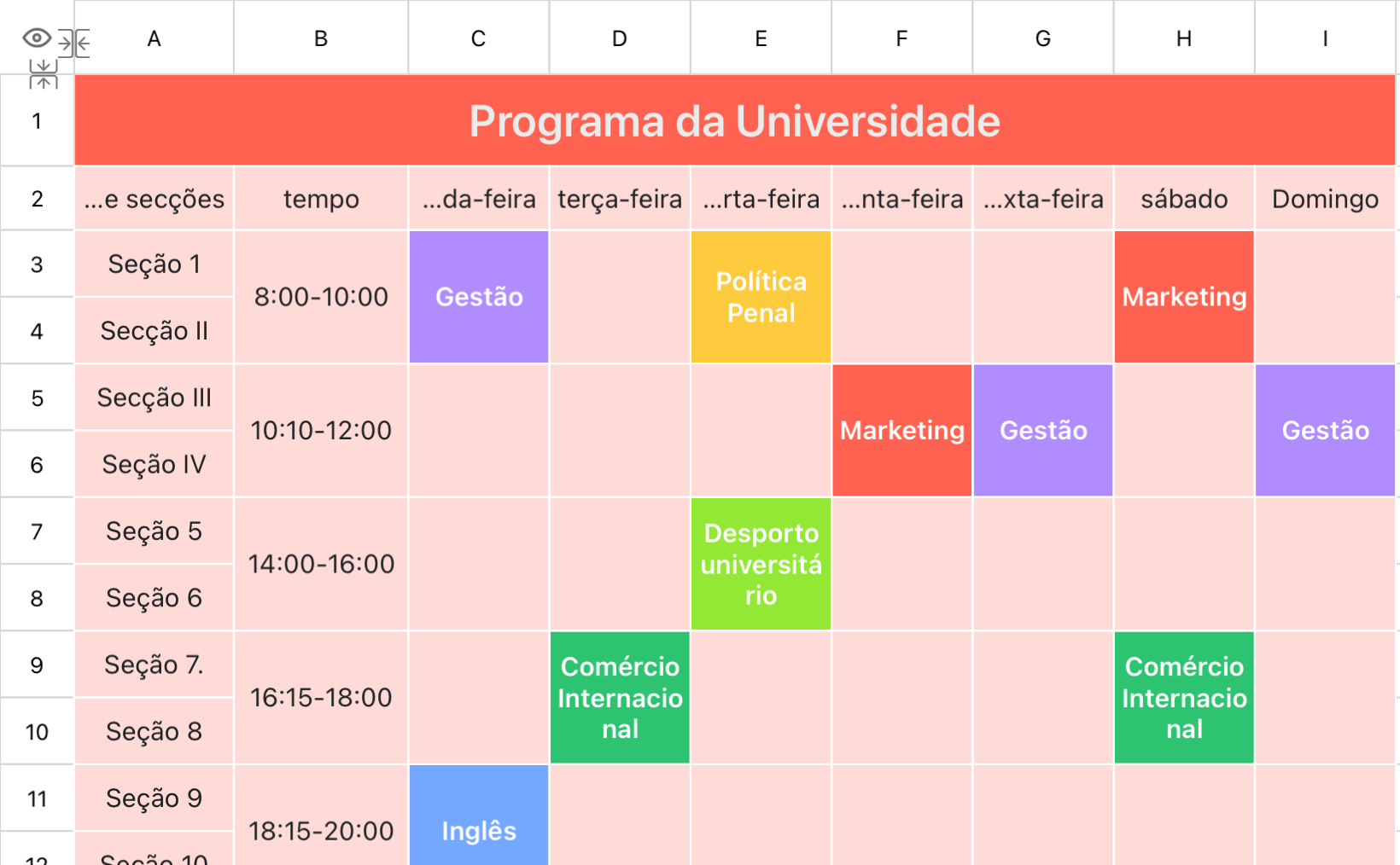 Programa da Universidade 5